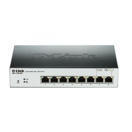 Switch D-Link DGS-1210-08P, 8x 10/100/1000 Mbps
